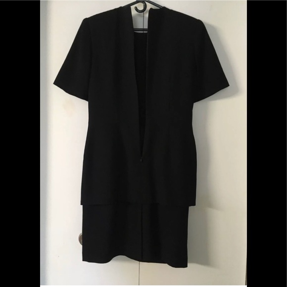 Kasper A.S.L.Midi Dress 8🌟Logo Buttons Front Career Workwear Officially Classic - Picture 11 of 13